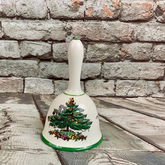 Spode Christmas Tree England Dinner Bell S3324-D - Picture 8 of 8